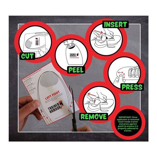 Trainer Armour Big Toe Hole Preventer white