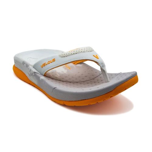 Velous Oceanside Flip (Light Grey/Apricot)