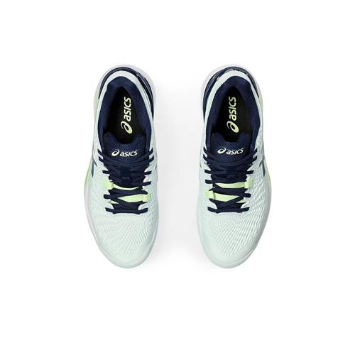 Asics Gel-Resolution 9 Clay Women's Tennis Shoes (Pale Mint/Blue Expanse)