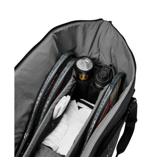 Wilson RF 6pk Practice Duffle Racquet Bag (Black)