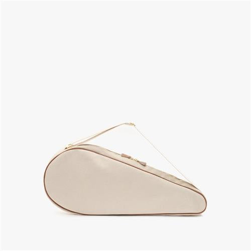 My Style Bags The Go-To Glamour Tennis Racquet Holder Natural with Blue Stripes