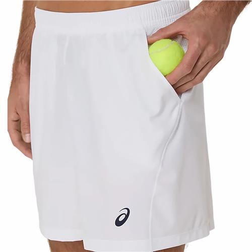 Asics Court 7In Men's Short (Brilliant White)