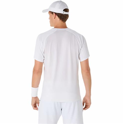 Asics Match Actibreeze Short Sleeve Top (Brilliant White)