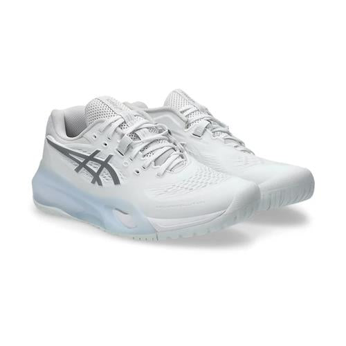 Asics Gel-Resolution X Hardcourt Women's Tennis Shoes (White/Pure Silver)