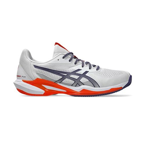 Asics Gel-Solution Speed FF 3 Herringbone Men's Tennis Shoes (White/Greyish Purple)