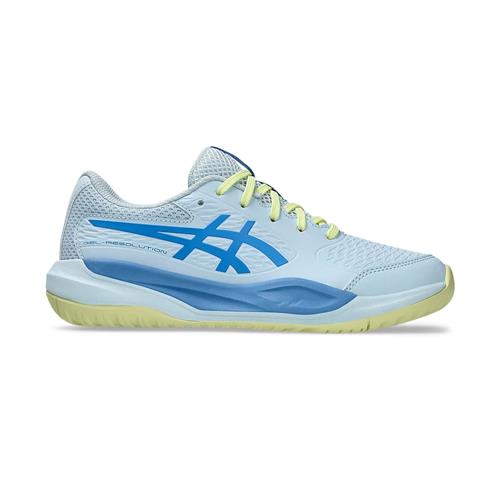 Asics Gel-Resolution X GS Junior Tennis Shoes (Light Blue/Blue Coast)