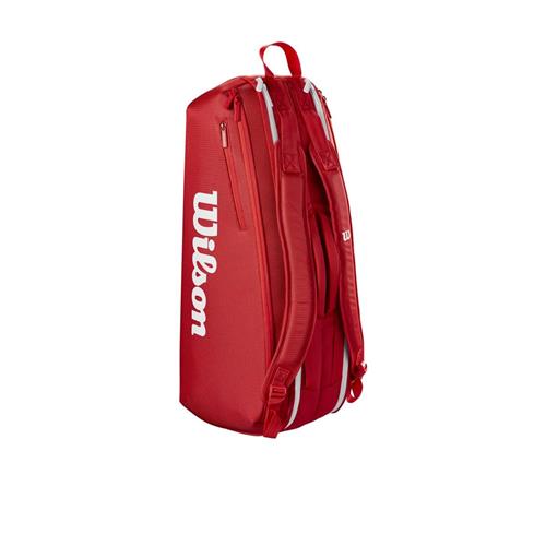Wilson Super Tour 6 Pack Racquet Bag 2025 (Red)