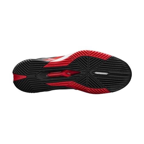 Wilson Rush Pro 4.5 Men's Tennis Shoes (Black/Red/White)