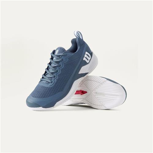 Wilson Rush Pro 4.5 OZ Men's Tennis Shoes (White/China Blue)