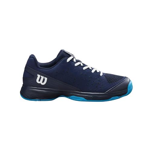 Wilson Rush Pro Junior L Tennis Shoes (Navy Blaze)