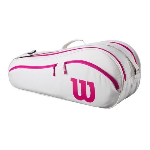 Wilson Advantage 2025 6Pk Racquet Bag (Off White/Pink)
