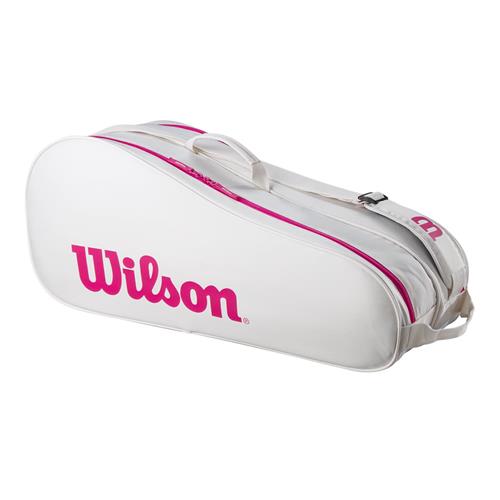 Wilson Advantage 2025 6Pk Racquet Bag (Off White/Pink)