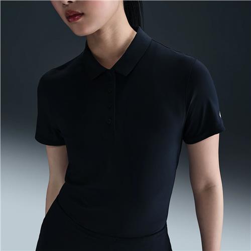 Nike Dri-Fit Victory Short Sleeve Womens Polo (Black)