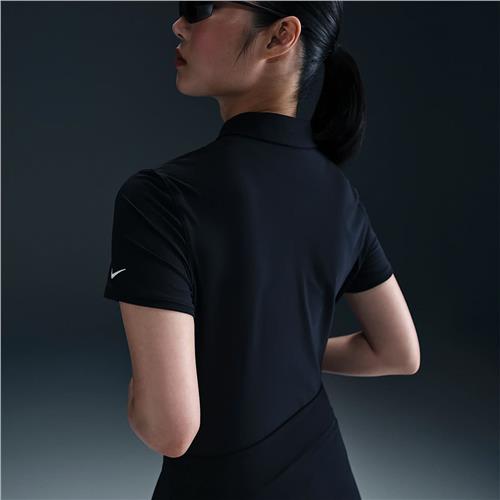 Nike Dri-Fit Victory Short Sleeve Womens Polo (Black)