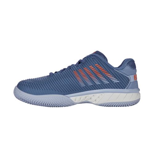 K-Swiss Hypercourt Express 2 Clay Men's Shoes (Infinity/Arctic Ice/Scarlet Ibis)