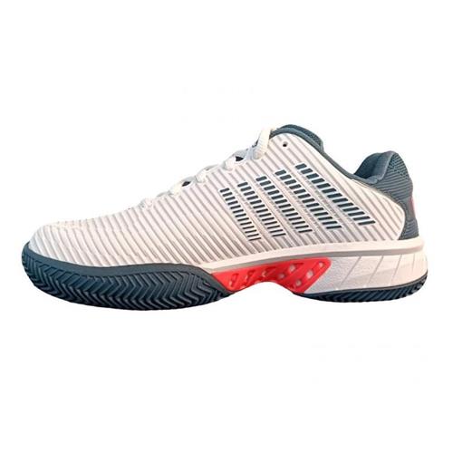 K-Swiss Hypercourt Express 2 Clay Men's Shoes (White/Stargazer/Neon Blaze)
