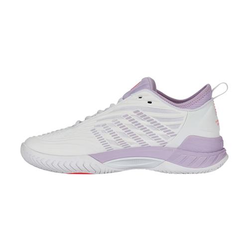 K-Swiss Hypercourt Supreme 2 AC Womens Shoes (White/Orchid Petal/Neon Blaze)