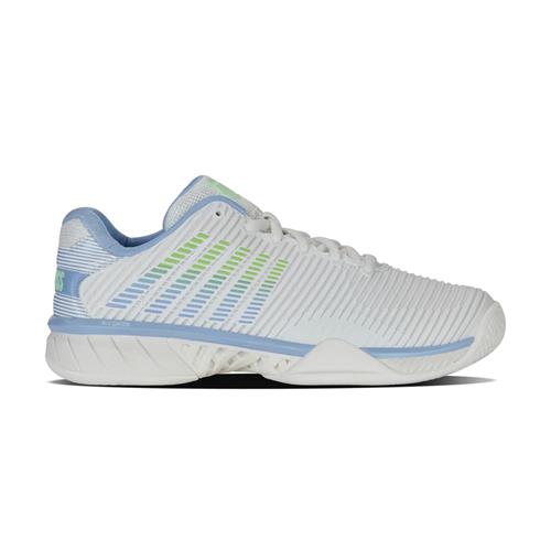 K-Swiss Hypercourt Express 2 AC Womens Shoes (Lucent White/Dutch Canal/Paradise Green)