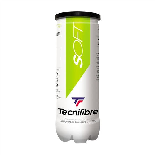 Tecnifibre Soft Green Tennis Balls 3Ball Can