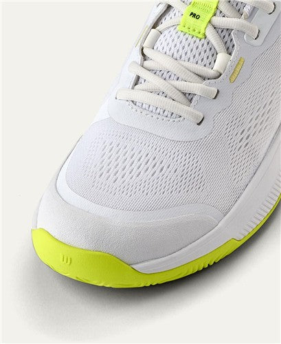Wilson Intrigue Pro OZ Womens Shoes (White/Safety Yelllow)