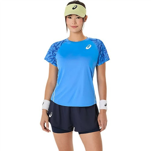 Asics Game SS Women's Top (Blue Coast) 2025 French Open