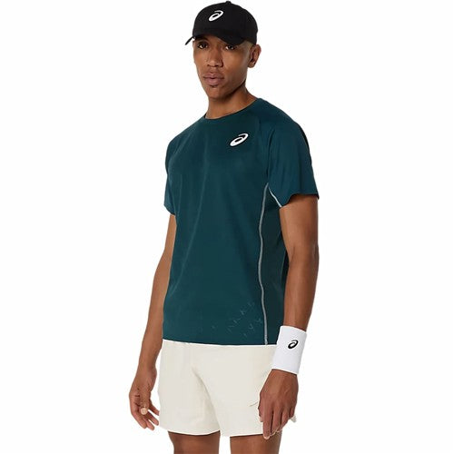 Asics Match Actibreeze Short Sleeve Top (Saxon Green) 2025 French Open