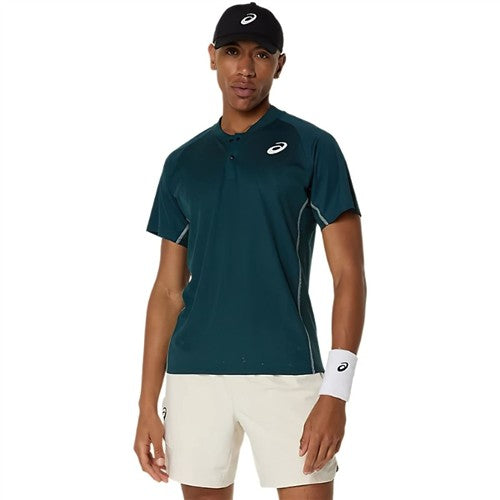 Asics Match Actibreeze Polo Shirt (Saxon Green) 2025 French Open