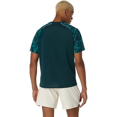 Asics Game SS Men's Top (Saxon Green) 2025 French Open