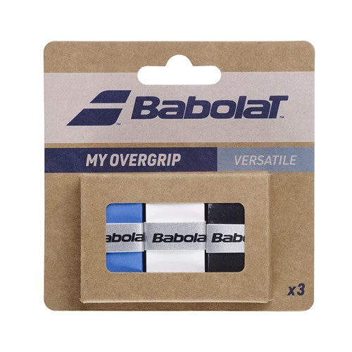 Babolat My Overgrip 3pk (White/Black/Blue)