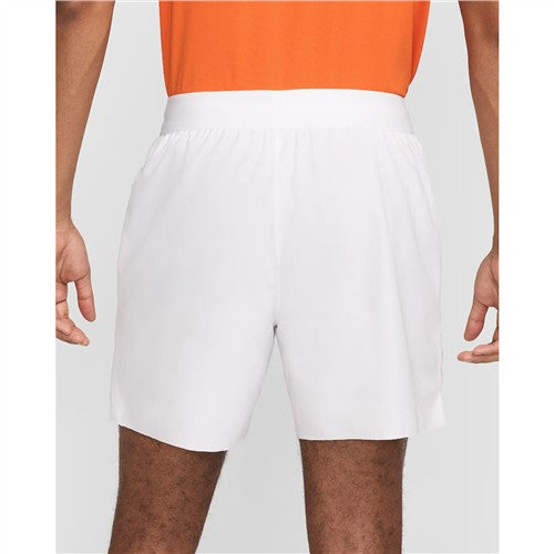 Nike Court Dri-Fit Advantage 6" Short (White/Black)