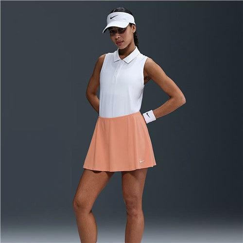 Nike Dri-Fit Victory Short Flouncy Skirt (Apricot Agate/White)