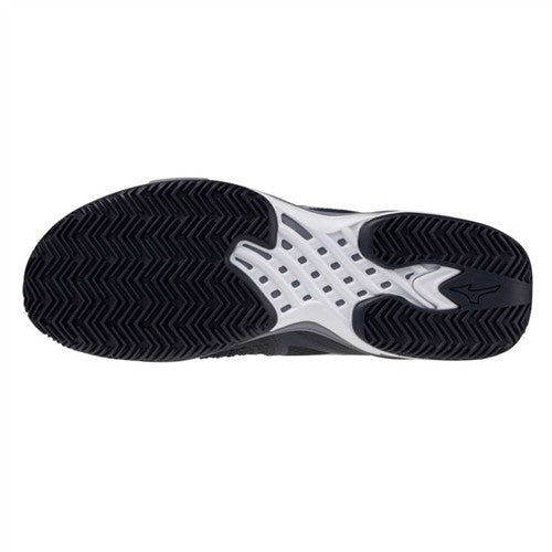 Mizuno Wave Exceed Tour 6 CC Men's Shoes (Odyssey Grey/White/Blue Granite)