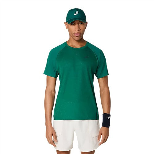 Asics Match Actibreeze Short Sleeve Men's Top (Jasper Green)