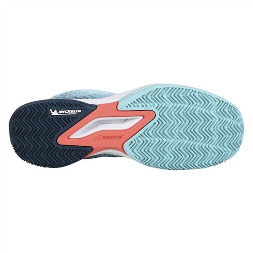 Babolat Jet Match 3 Clay Junior Shoes (Angel Blue)