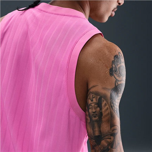 NikeCourt Slam Men's Dri-Fit Advantage Tennis Tank Top (Playful Pink)
