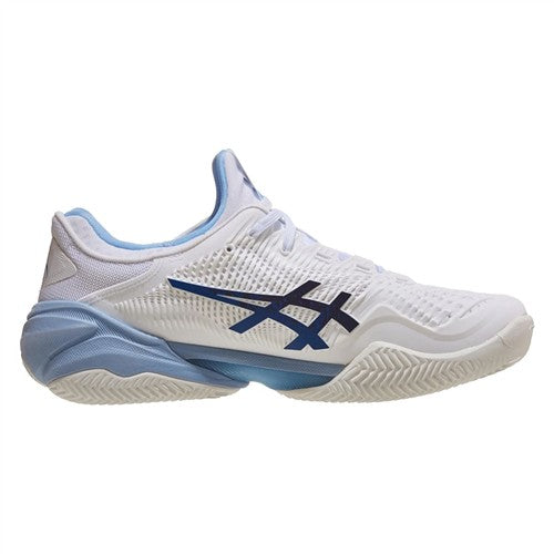 Asics Court FF3 Novak Clay Men's Shoes (White/Tuna Blue)