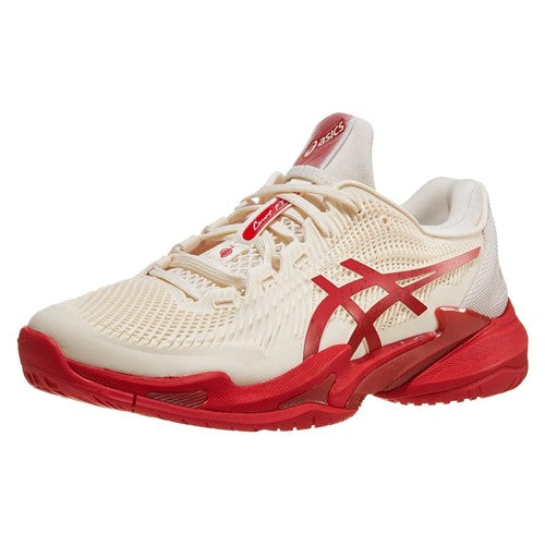 Asics Court FF3 Novak Men's Shoes (Cream/Classic Red)