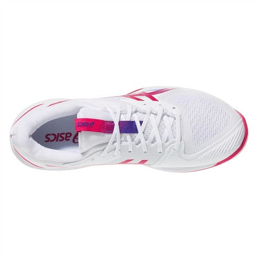 Asics Solution Speed FF3 Clay Women's Shoes (White/Bright Rose)