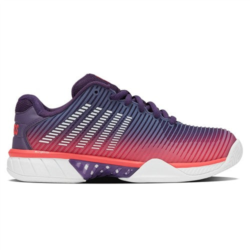 K-Swiss Hypercourt Express 2 AC Women's Shoes (Purple Plumeria/White/Hot Coral)