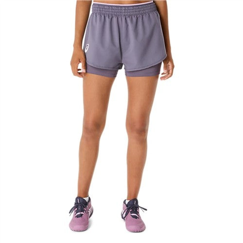 Asics Match Women's Short (Greyish Purple)