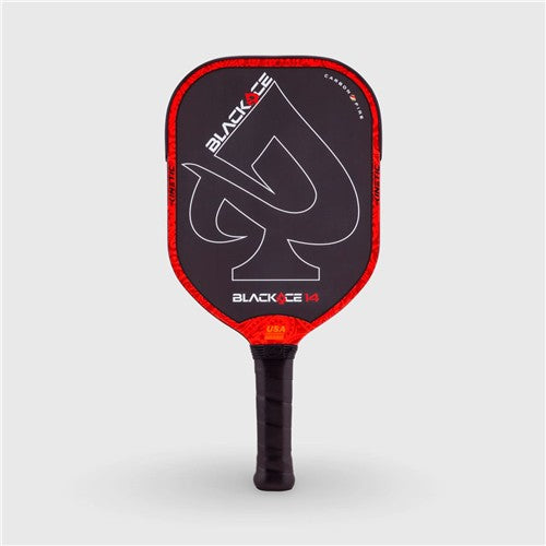Pro Kennex Kinetic Black Ace 14mm Pickleball Paddle (Red)