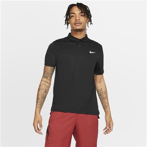 Nike Court Dri-Fit Mens Tennis Polo (Black)