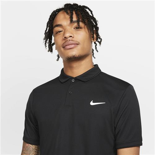 Nike Court Dri-Fit Mens Tennis Polo (Black)