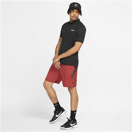 Nike Court Dri-Fit Mens Tennis Polo (Black)