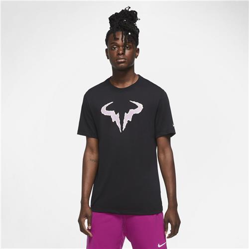 Nike Rafa Dri-Fit Cotton Tee (Black/Purple)