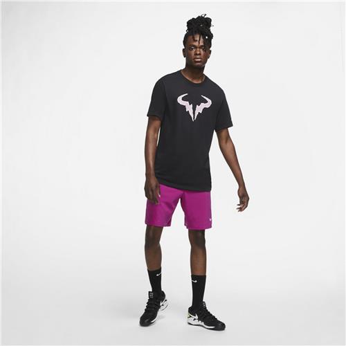 Nike Rafa Dri-Fit Cotton Tee (Black/Purple)