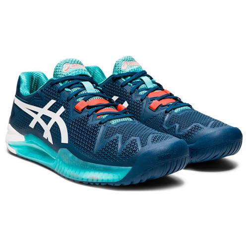 Asics Gel-Resolution 8 Mens Shoe (Blue/White)