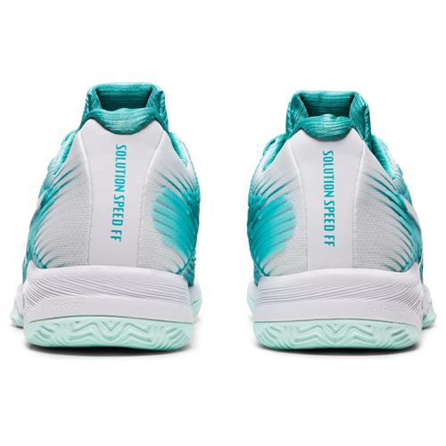 Asics Solution Speed FF Clay Womens Shoe (Cyan/White)