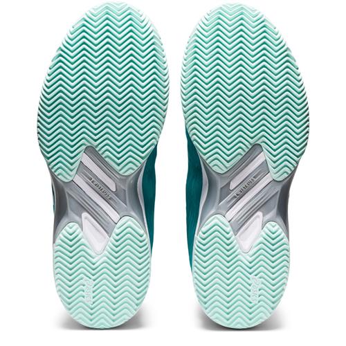 Asics Solution Speed FF Clay Womens Shoe (Cyan/White)