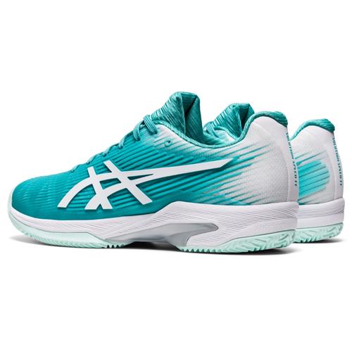 Asics Solution Speed FF Clay Womens Shoe (Cyan/White)